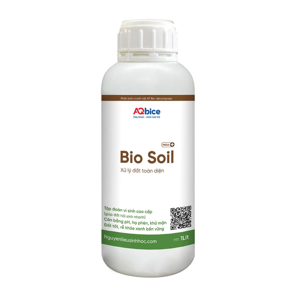 Chế phẩm sinh học cải tạo đất Bio Soil hạ phèn, khử mặn, pH