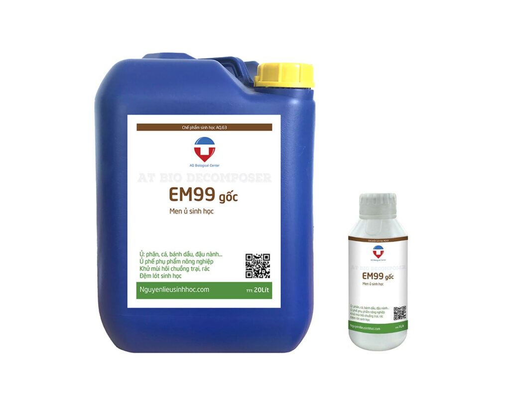 Chế phẩm vi sinh xử lý chất thải hữu cơ EM99 gốc ủ cá, khử mùi