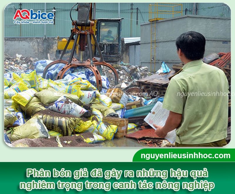 Cách phân biệt phân bón thật và giả để tránh lãng phí 1 Cách phân biệt phân bón thật và giả? Sản phẩm chính hãng AQ Bice