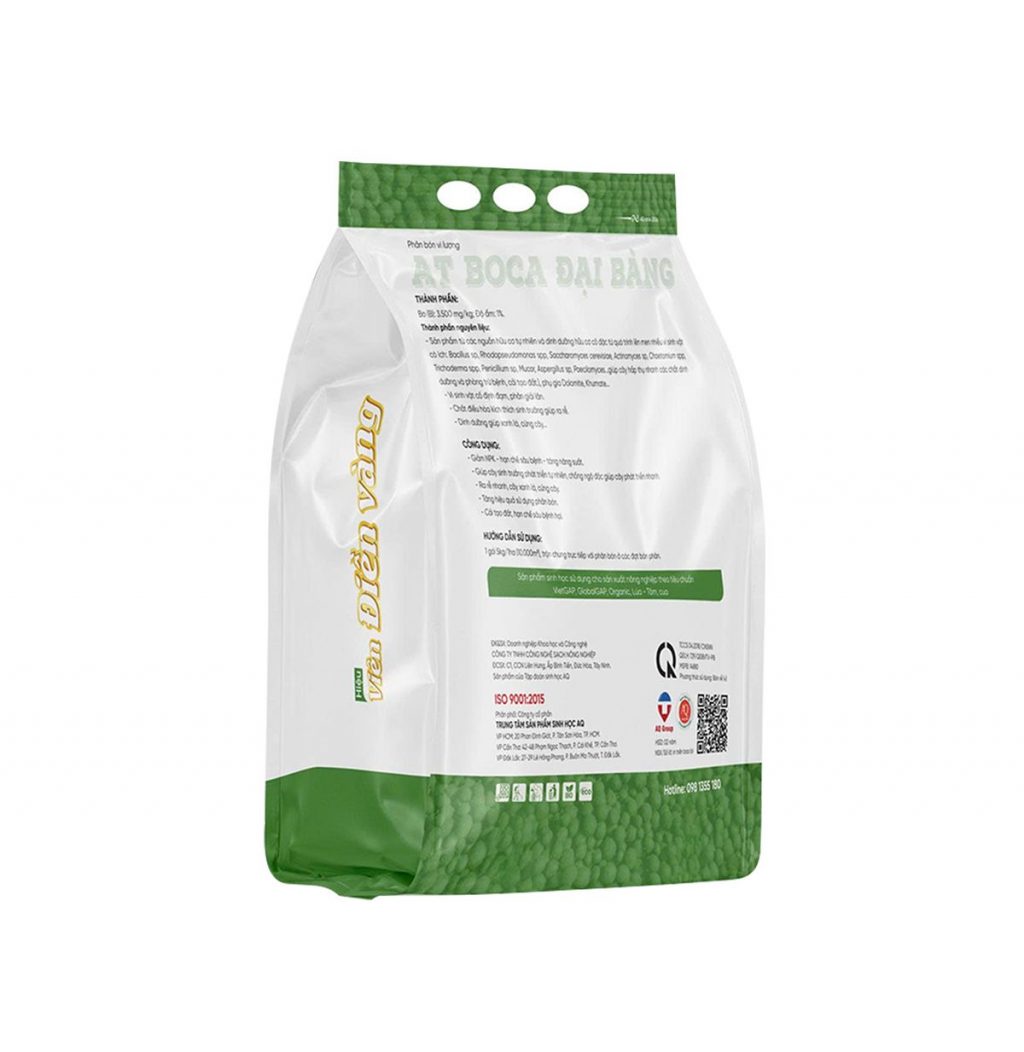 Viên Điền Vàng - xanh lá, dày cành, Ra rễ nảy chồi, Cải tạo đất 1 Phân bón vi sinh dạng viên Viên Điền Vàng xanh lá, lớn trái