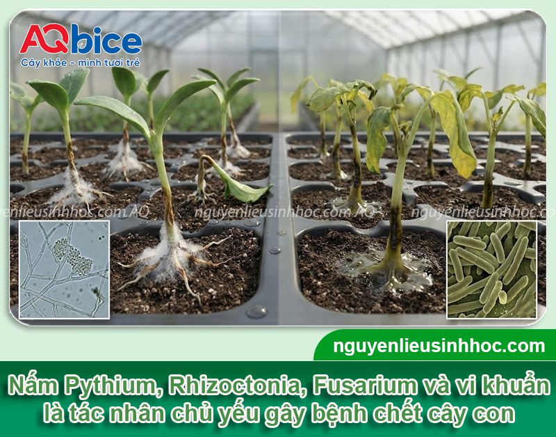 Bệnh chết rạp cây con là gì? Nguyên nhân và thuốc đặc trị