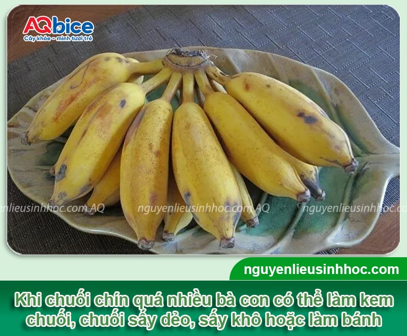 Cách bảo quản chuối chín để được lâu, không lo thâm đen