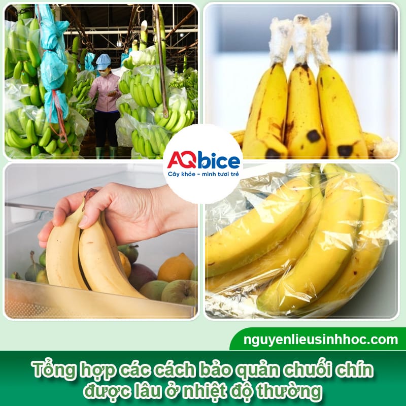 Cách bảo quản chuối chín để được lâu, không lo thâm đen